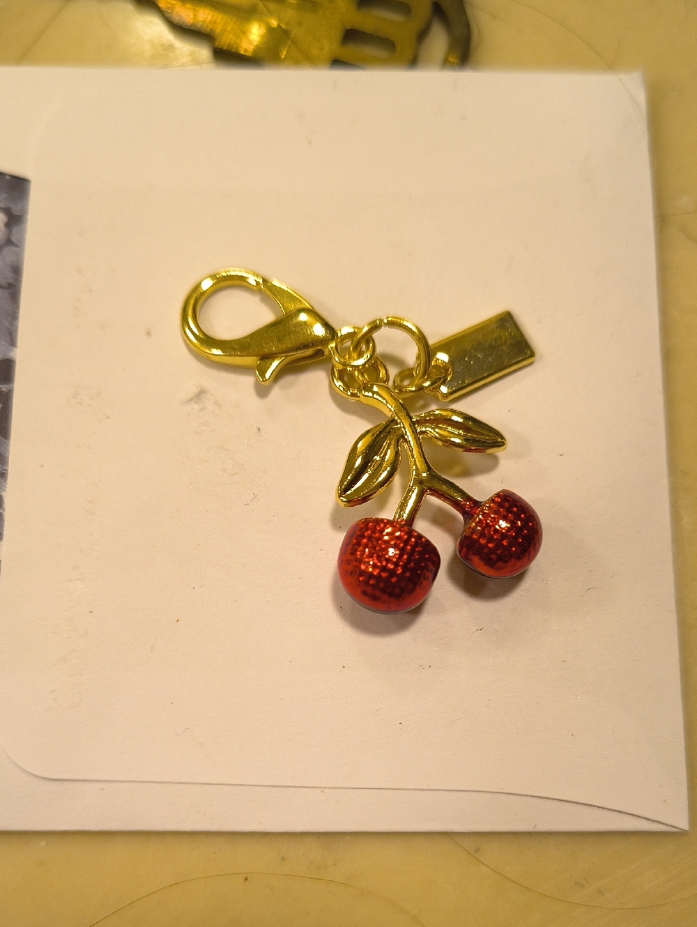 Mini Cherry Bag Charm